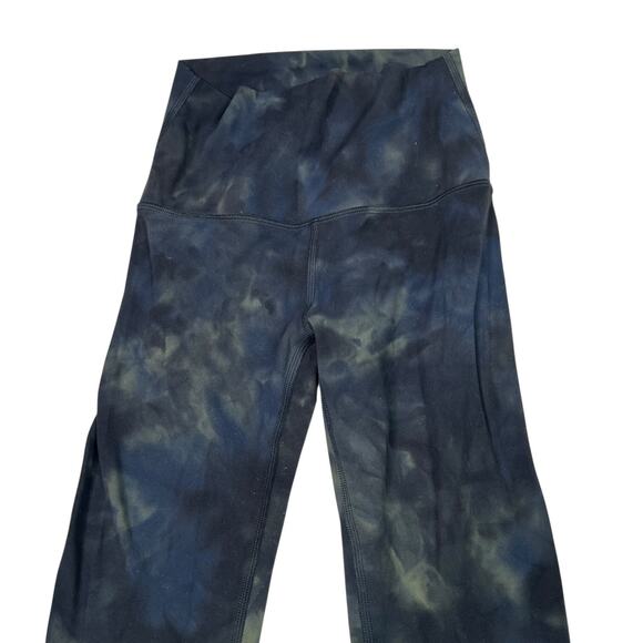 Lululemon Align High Rise Pants Leggings 28" W5CMGS Diamond Dye Grey Green 2 - Picture 4 of 7